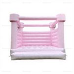 Pastel Pink Wedding Bounce House
