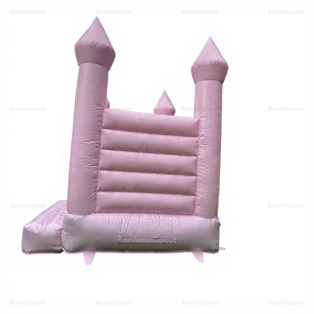 Pastel Pink Wedding Bouncy Castle - Image 5