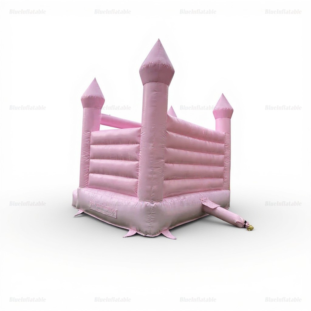 Pastel Pink Wedding Bouncy Castle - Image 6
