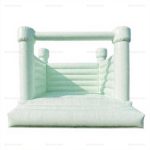 Pastel Yellow Mini Inflatable Bounce House Combo