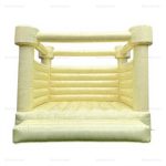 Pastel Yellow Wedding Bounce House