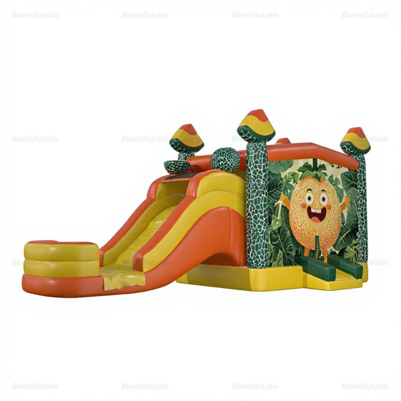 Cantaloupe Inflatable Bounce House & Water Slide Combo