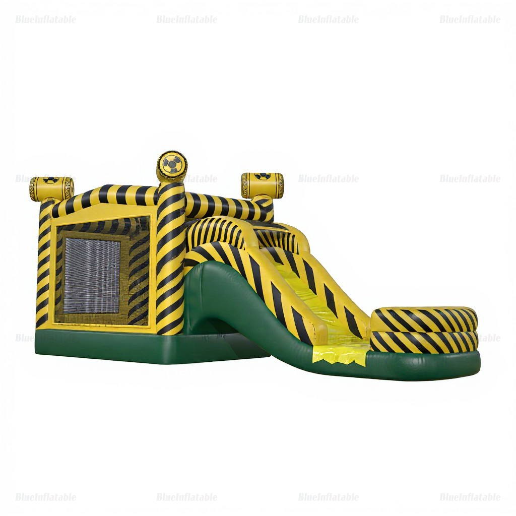 Toxic Zone Inflatable Water Slide & Bounce House Combo - Image 2