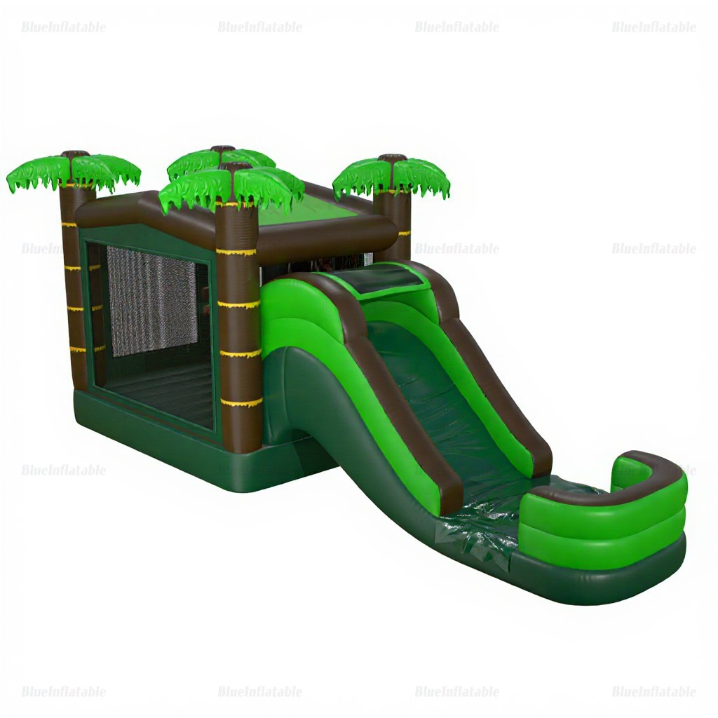 Jungle Inflatable Bounce House & Water Slide Combo - Image 5