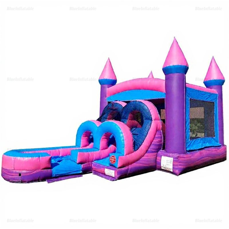 Commercial Combo Bounce House & Water Slide for Kids