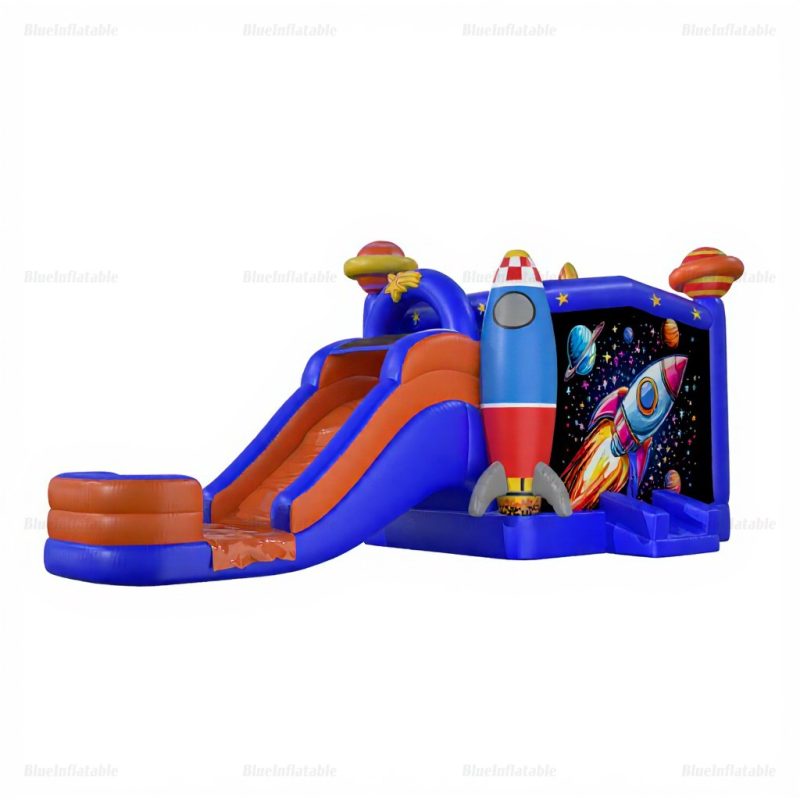 Commercial Inflatable Bounce House & Water Slide Combo Rental