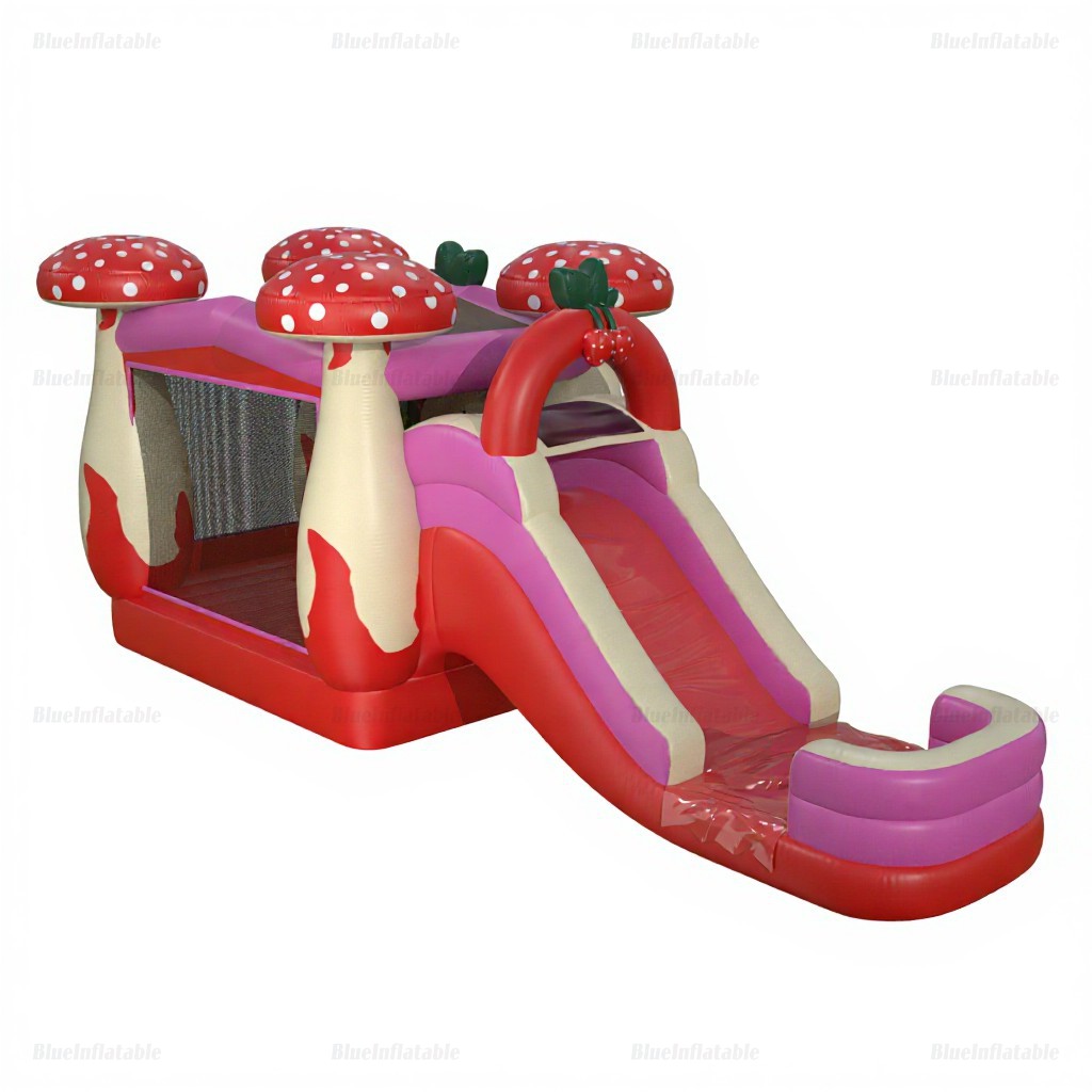 Mushroom Forest Inflatable Bounce House & Water Slide Combo - Image 5