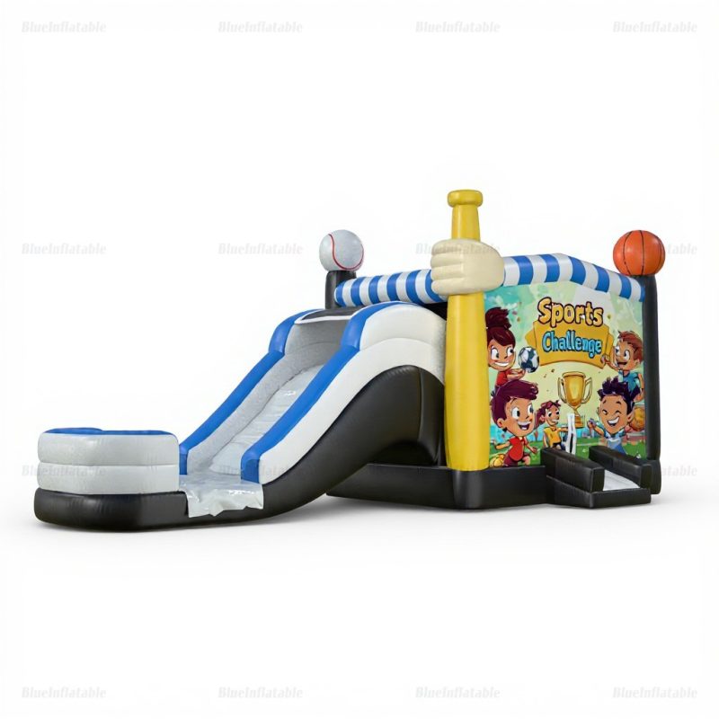 Inflatable Water Slide & Bounce House Combo