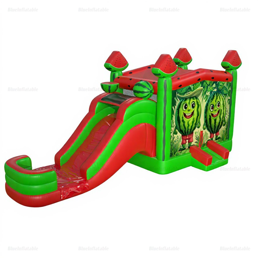 Watermelon Inflatable Bounce House & Water Slide Combo - Image 6