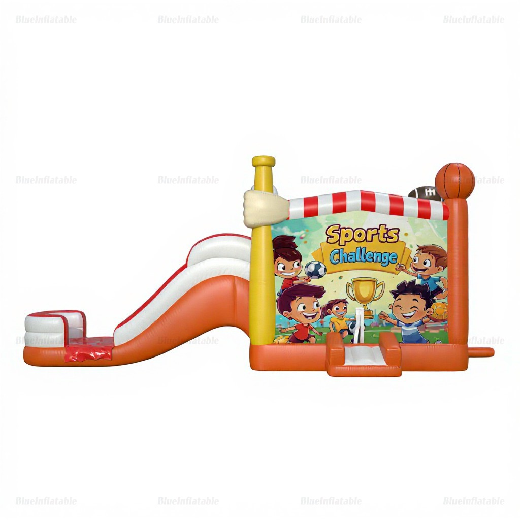 Inflatable Water Slide & Bounce House Combo Rental - Image 4