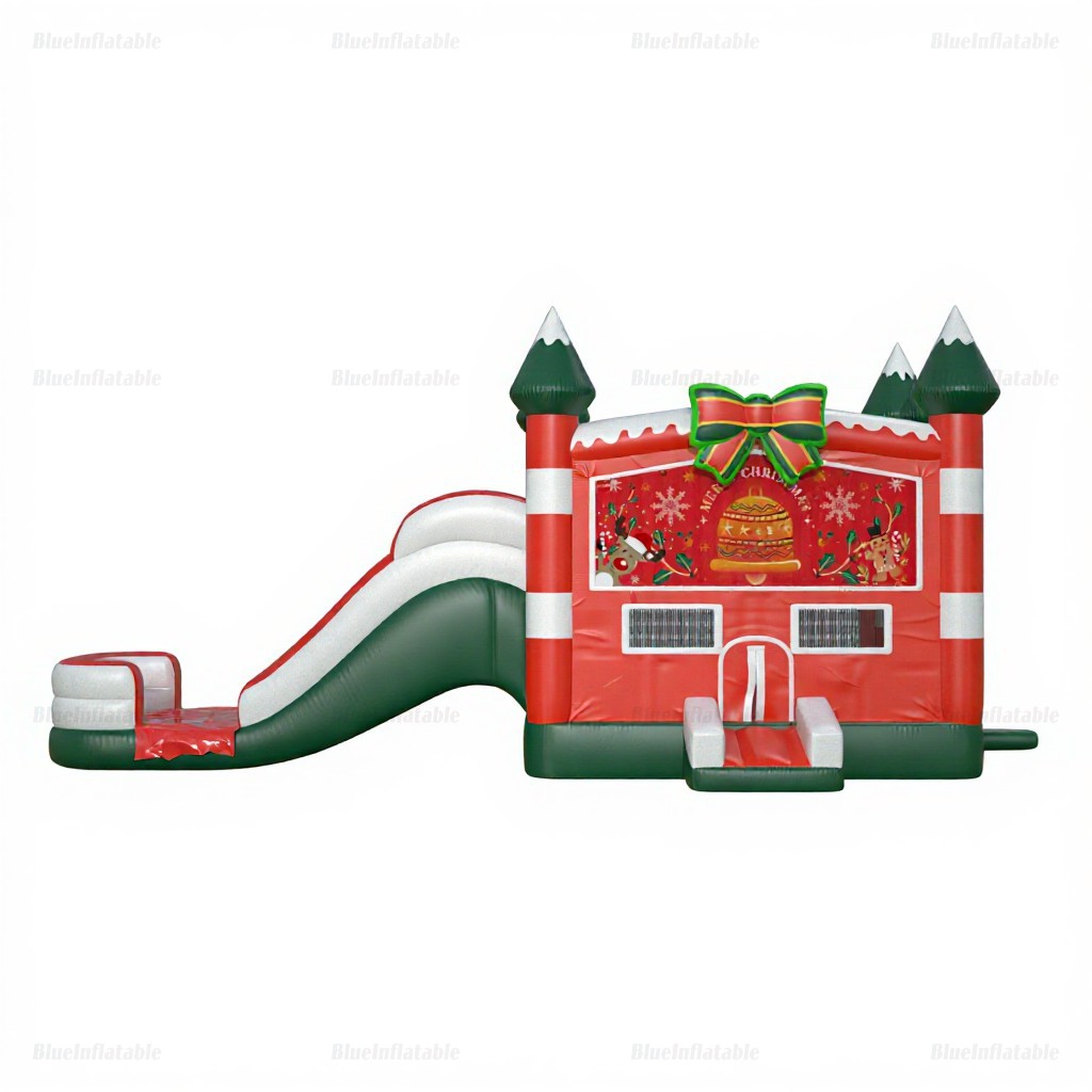 Christmas Inflatable Bounce House & Water Slide Combo - Image 4