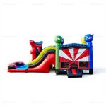 Ninja Bounce House & Water Slide Combo