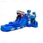 Shark 5-in-1 Inflatable Water Slide & Bounce House