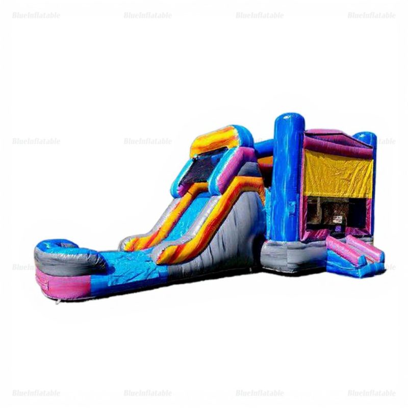 Mega Soaker Inflatable Water Slide & Bounce House Combo