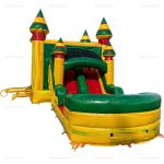 Inflatable Wet Dry Bounce House & Water Slide Combo