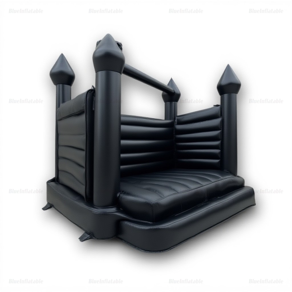 Black Castle Bounce House Jumper - Image 3