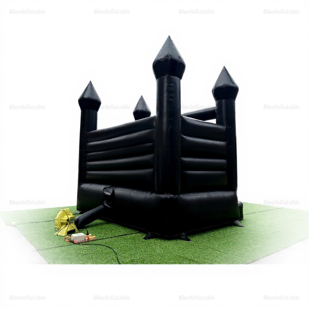 Black Castle Bounce House Jumper - Image 5