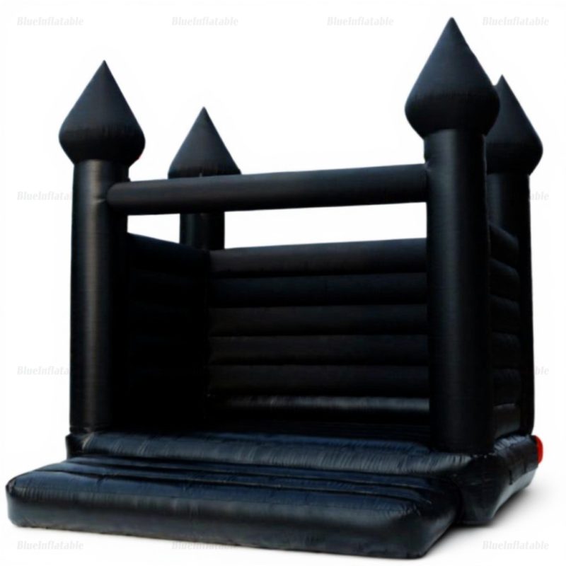 Black Wedding Bouncy Castle Inflatable House