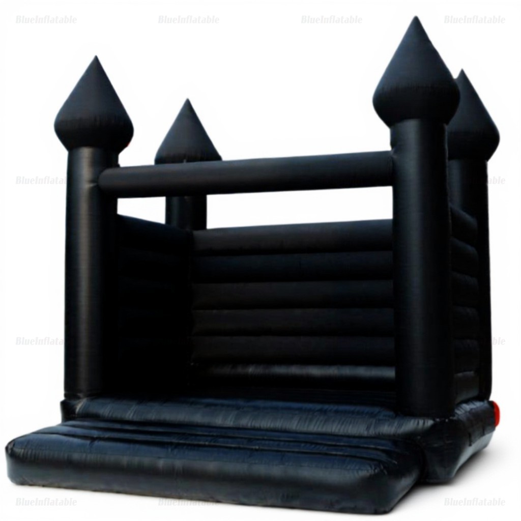 Black Wedding Bouncy Castle Inflatable House