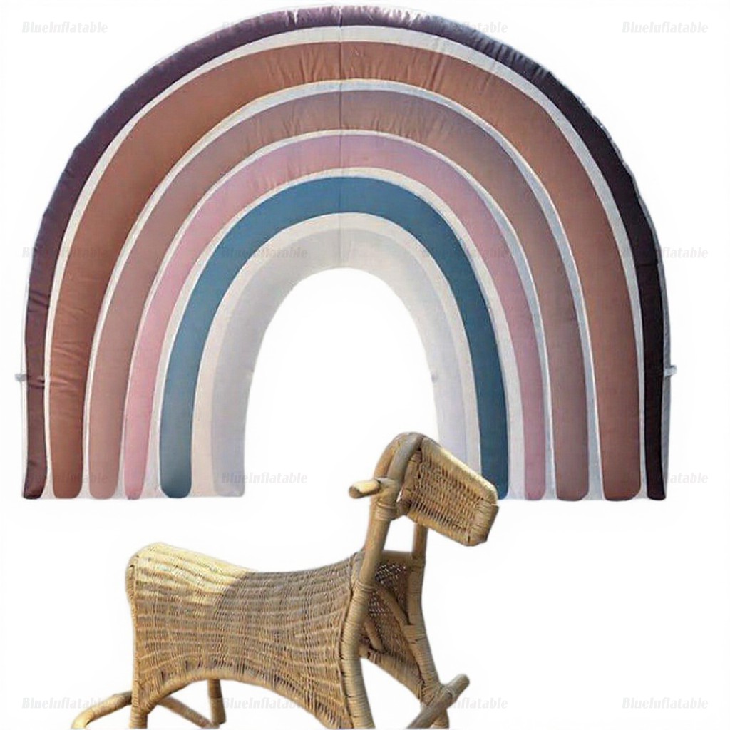 Boho Rainbow Wedding Bounce House - Image 3