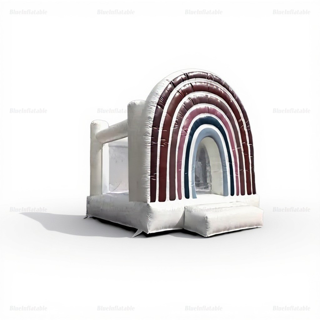 Boho Rainbow Wedding Bounce House - Image 4
