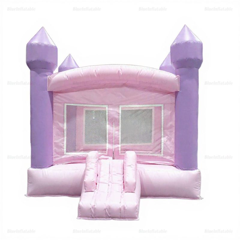 White Commercial Inflatable Bounce House Castle for Kids