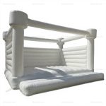 White Commercial Inflatable Bounce House for Weddings & Parties