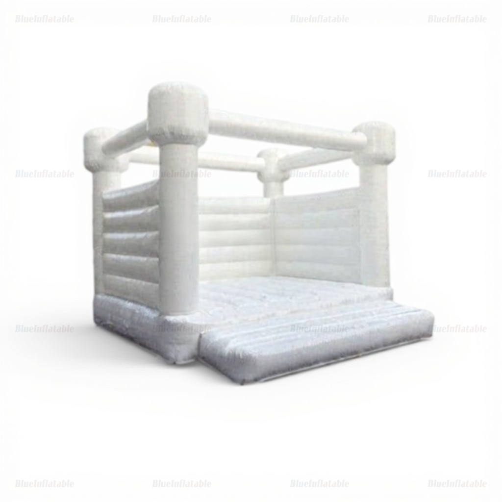 White Commercial Indoor Wedding Bounce House