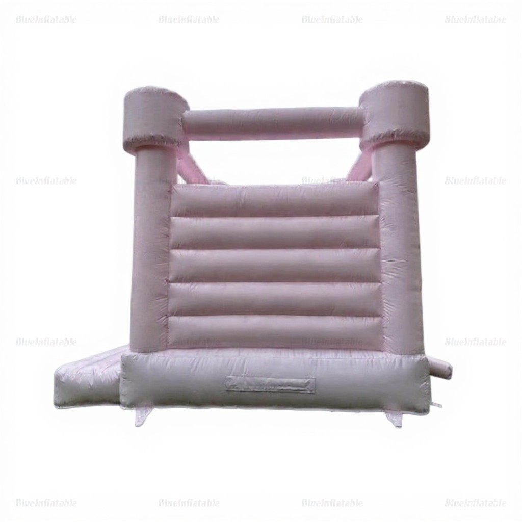 Pastel Pink Commercial Inflatable Bounce House - Image 4
