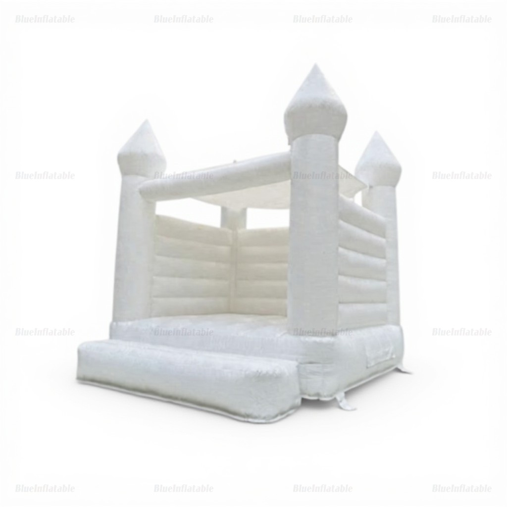 Custom Wedding Bounce House with Top Cover