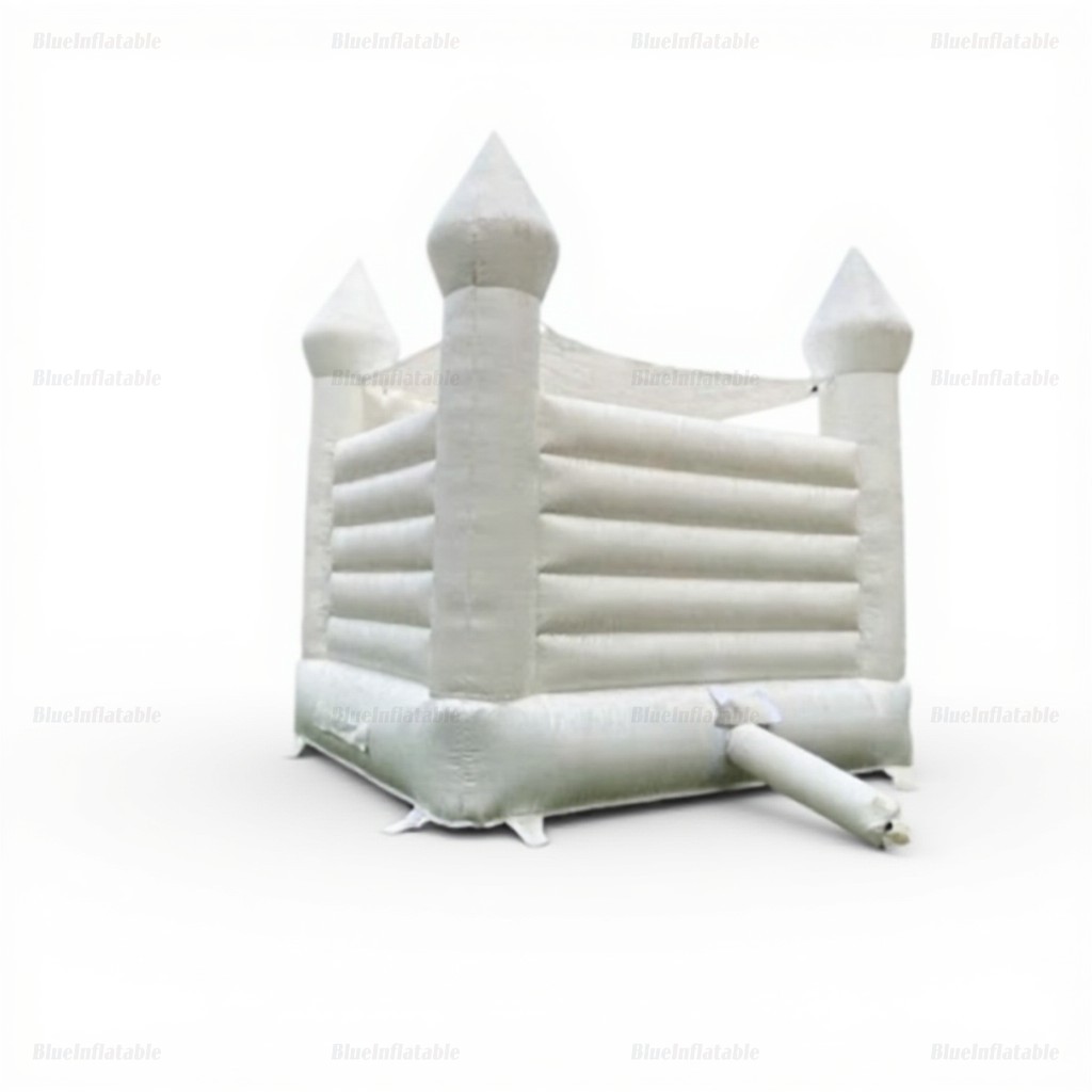 Custom Wedding Bounce House with Top Cover - Image 4