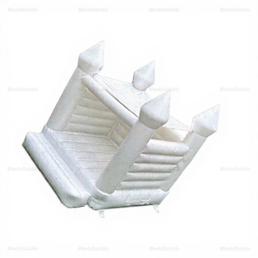 Custom Wedding Bounce House with Top Cover - Image 5