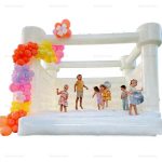 White Inflatable Party Bounce House