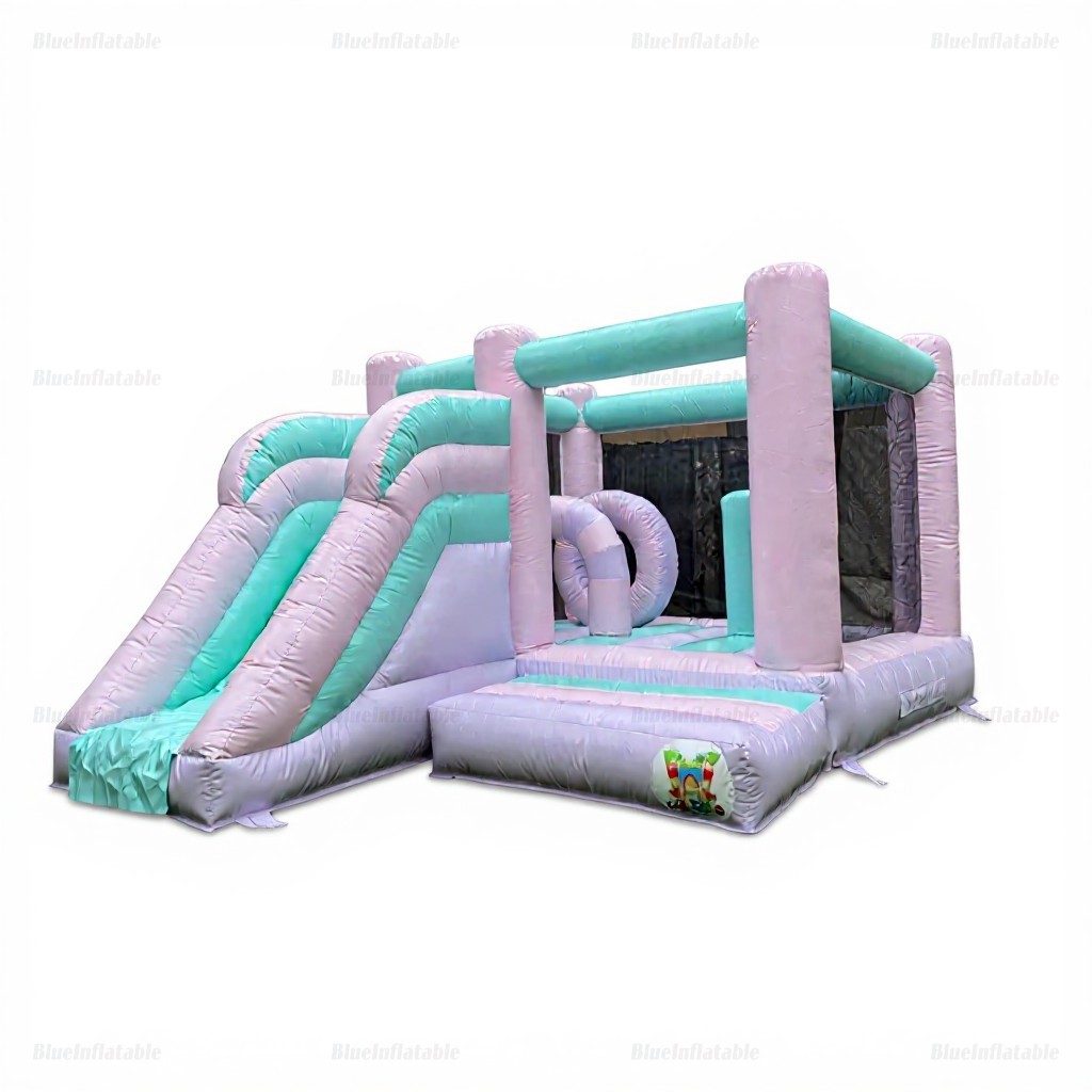 Colorful Inflatable Wedding Bounce House - Image 2