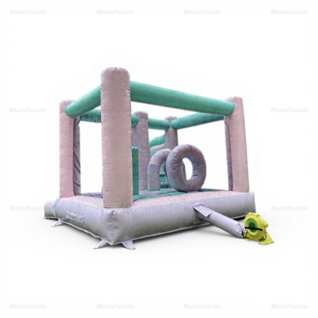 Colorful Inflatable Wedding Bounce House - Image 6