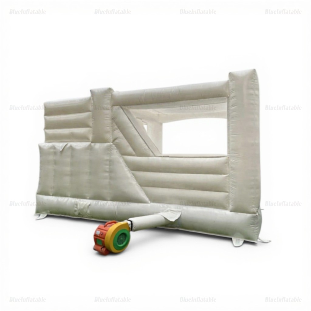 White Inflatable Wedding Bounce House Castle - Image 6