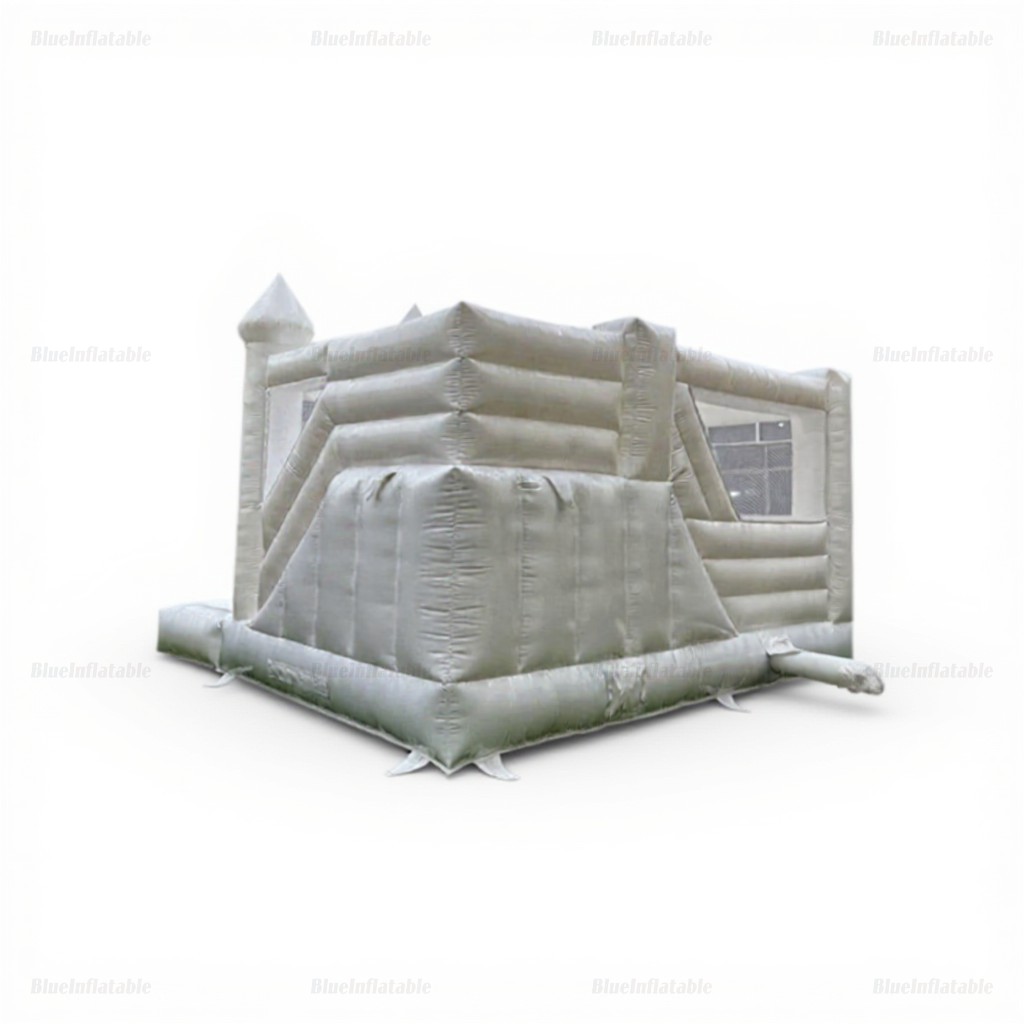 White Inflatable Wedding Bounce House Castle - Image 7