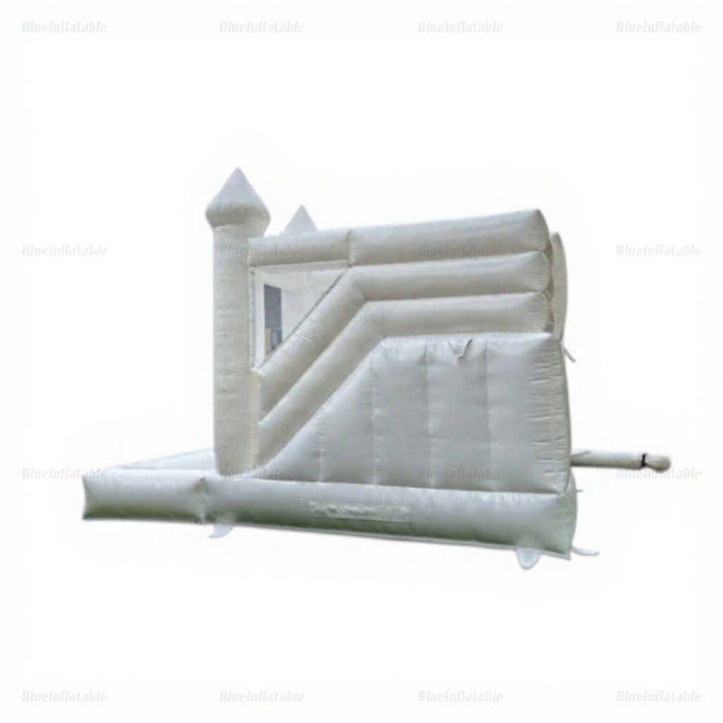White Inflatable Wedding Bounce House Castle - Image 8