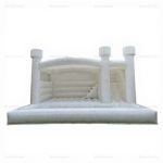 White Inflatable Bounce Castle with Slide & Pool