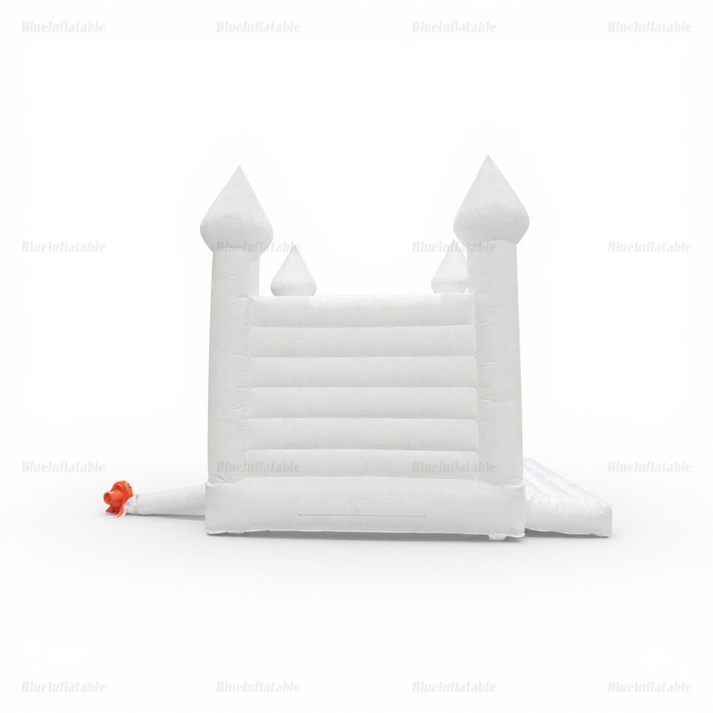 White Inflatable Wedding Bounce House - Image 5