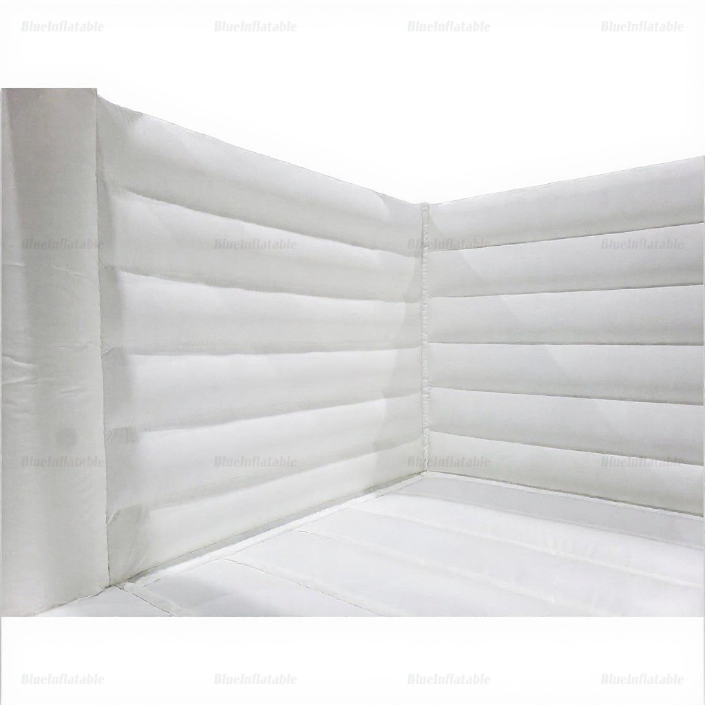 White Inflatable Wedding Bounce House - Image 6