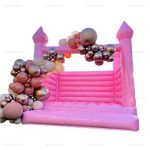 Pink Wedding Bounce House Castle