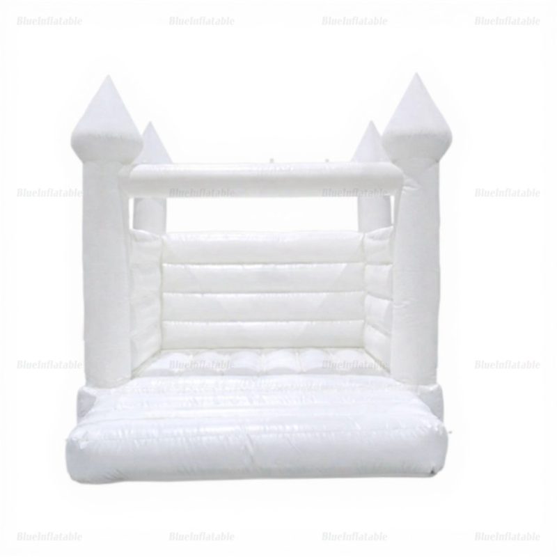 White Wedding Inflatable Bounce House Castle