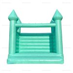 White Outdoor Wedding Bouncy Castle Slide