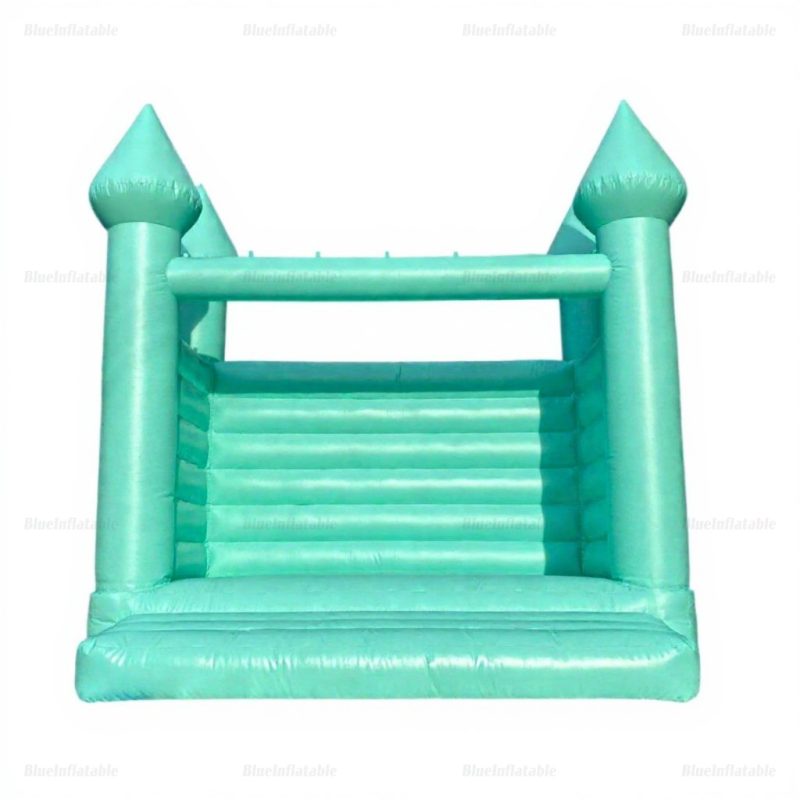 White Outdoor Wedding Bouncy Castle Slide