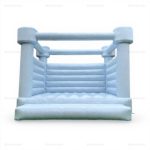 Pastel Blue Wedding Bounce House