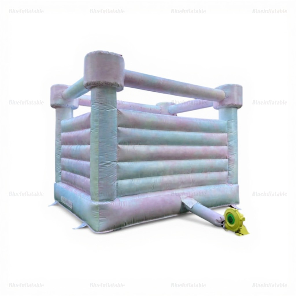 Pastel Wedding Inflatable Bounce House - Image 2