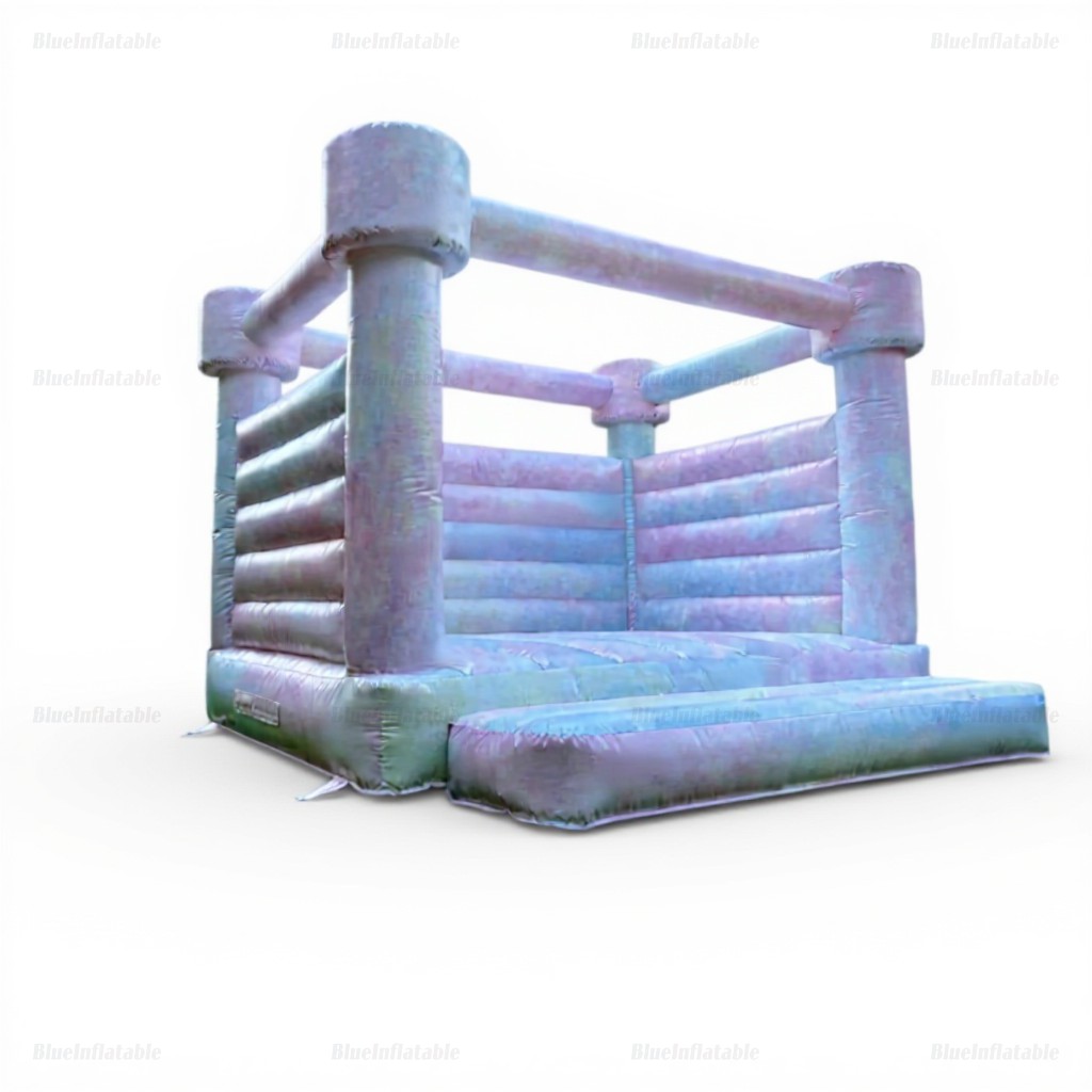 Pastel Wedding Inflatable Bounce House - Image 3