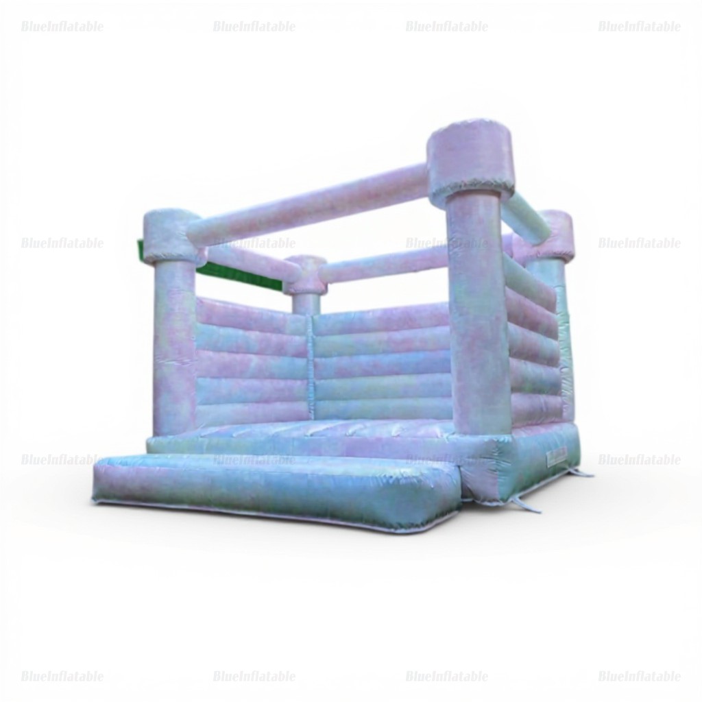 Pastel Wedding Inflatable Bounce House - Image 4