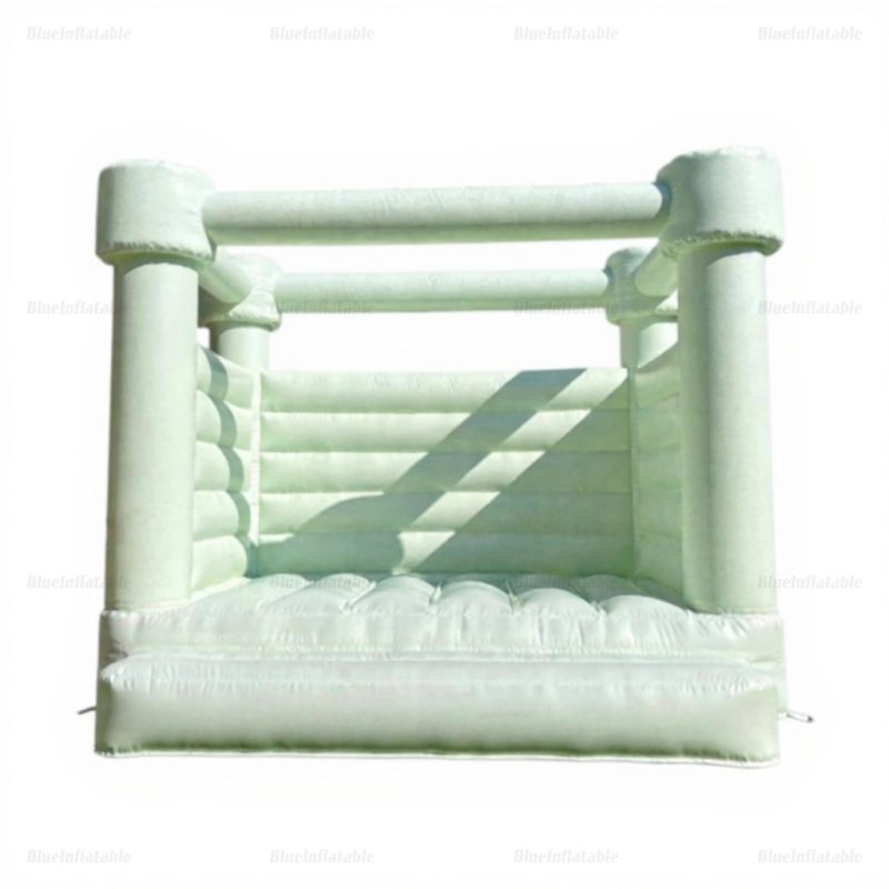 Pastel Green Wedding Inflatable Bounce House